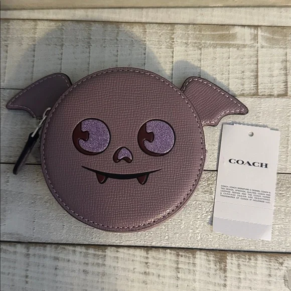 Coach bat Halloween coin purse - Picture 2 of 8
